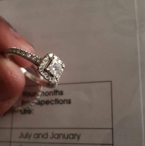 Neil lane engagement ring and wedding band